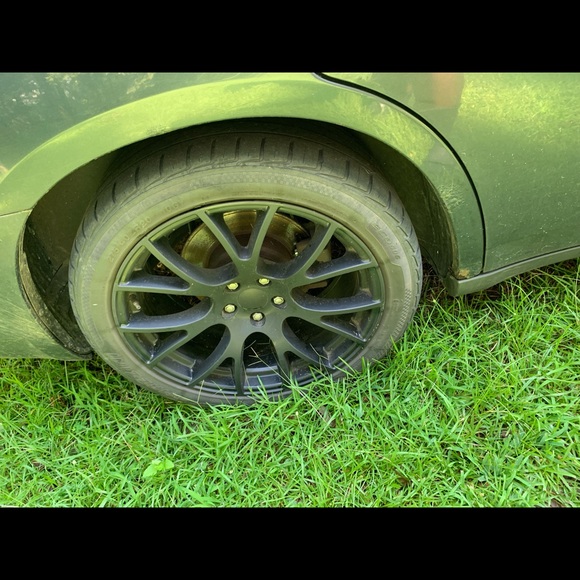 All four 20 inch black hellcat rims - Picture 1 of 4